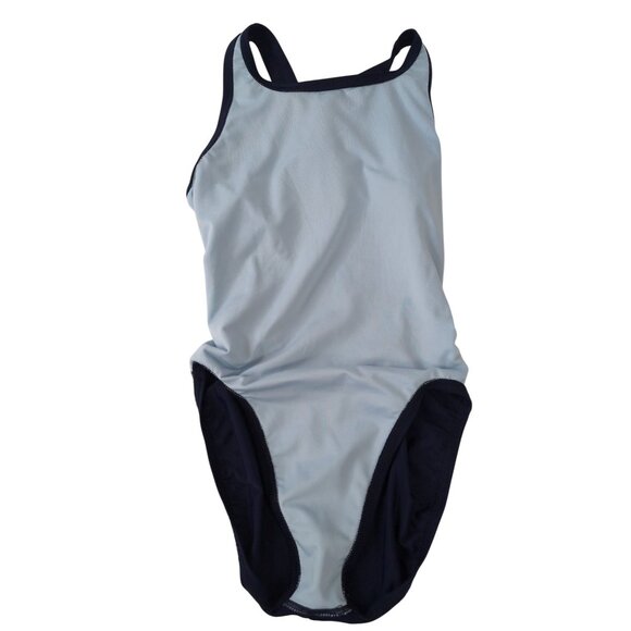 Nike Fast Back One Piece Swimsuit Womens 4 Blue‎ Swim Team Training Recreation - Picture 7 of 9